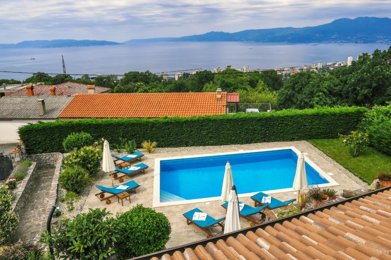 *****Pool House With Beautiful Seaview,Big Garden And Old Tavern***** Rijeka Exteriér fotografie