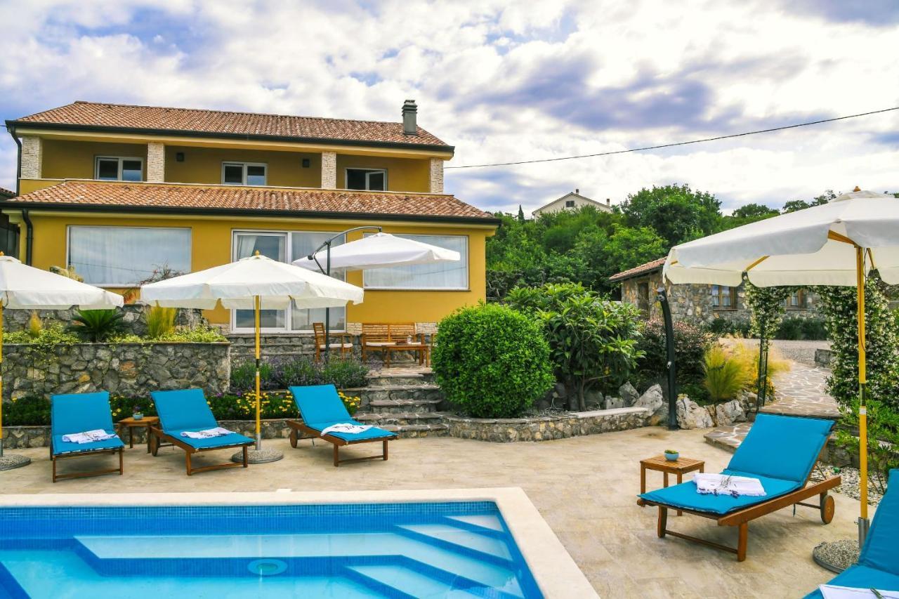 *****Pool House With Beautiful Seaview,Big Garden And Old Tavern***** Rijeka Exteriér fotografie